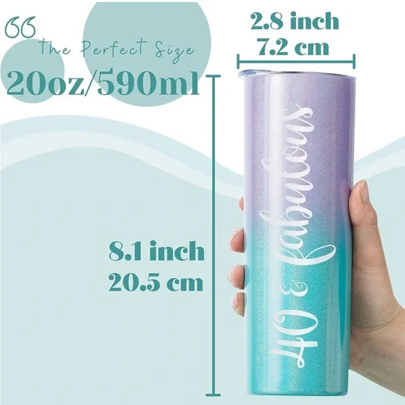 40 & Fabulous tumbler - Picture 3 of 6